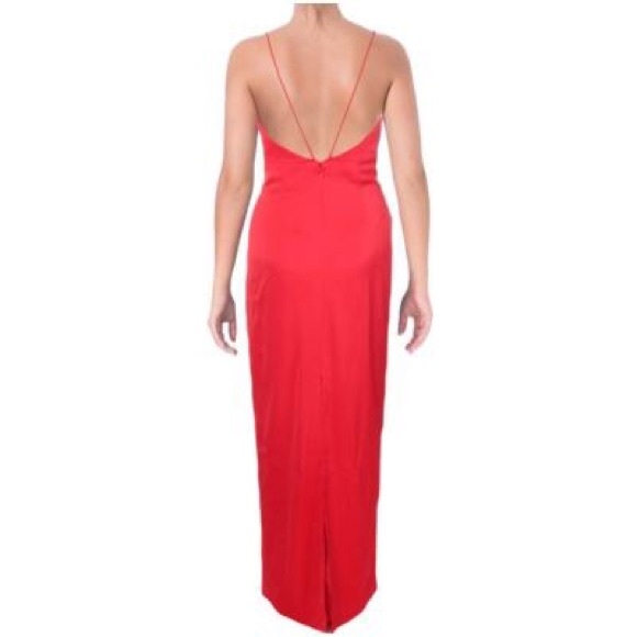 Aidan by Aidan Mattox Women Red Evening Dress - Picture 2 of 6